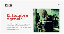 Desktop Screenshot of elhombreagencia.com