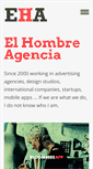 Mobile Screenshot of elhombreagencia.com
