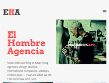 Tablet Screenshot of elhombreagencia.com